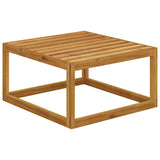 9 Piece Garden Lounge Set with Cushion Solid Acacia Wood
