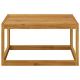 4 Piece Garden Lounge Set with Cushion Solid Acacia Wood - 45-Degree Angle