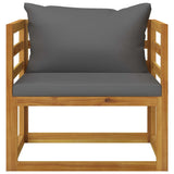 7 Piece Garden Lounge Set with Cushion Solid Acacia Wood