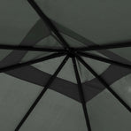 Gazebo with Post Covers 3x3x2,6 m Anthracite 160 g/m²