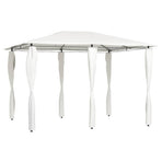 Gazebo with Post Covers 3x4x2.6 m Cream 160 g/m²