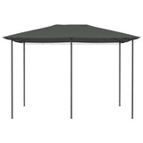 Gazebo 3x4x2.6 m Anthracite 160 g/m² - Front View