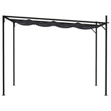 Gazebo with Retractable Roof 300x300x233 cm Anthracite