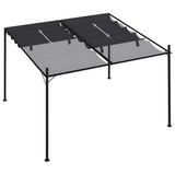Gazebo with Retractable Roof 300x300x233 cm Anthracite
