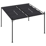 Gazebo with Retractable Roof 300x300x233 cm Anthracite - 45-Degree Angle