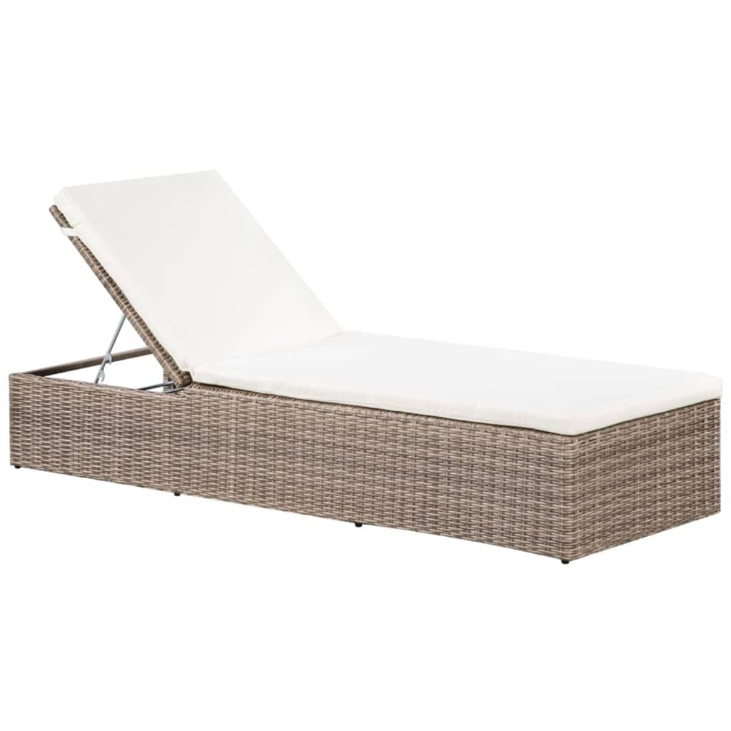 11 Piece Outdoor Dining Set Poly Rattan Brown