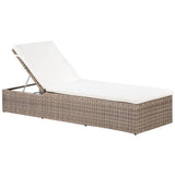 11 Piece Outdoor Dining Set Poly Rattan Brown - Low Angle