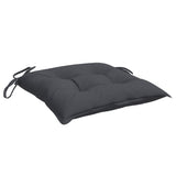 Chair Cushions 4 Pcs Anthracite 40x40x7 Cm Fabric