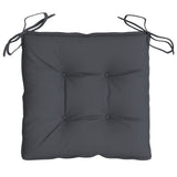 Chair Cushions 4 pcs Anthracite 40x40x7 cm Oxford Fabric - Rear View