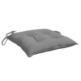 Chair Cushions 6 pcs Grey 40x40x7 cm Oxford Fabric - 45-Degree Angle