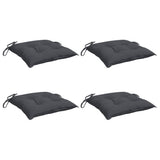 Chair Cushions 4 pcs Anthracite 50x50x7 cm Oxford Fabric - Side View