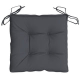 Chair Cushions 4 Pcs Anthracite 50x50x7 Cm Fabric - 45-Degree Angle
