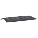Garden Bench Cushion Anthracite 100x50x7 Cm Fabric