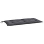 Garden Bench Cushion Anthracite 100x50x7 Cm Fabric