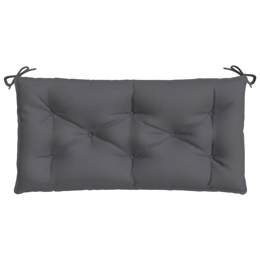 Garden Bench Cushion Anthracite 100x50x7 Cm Fabric