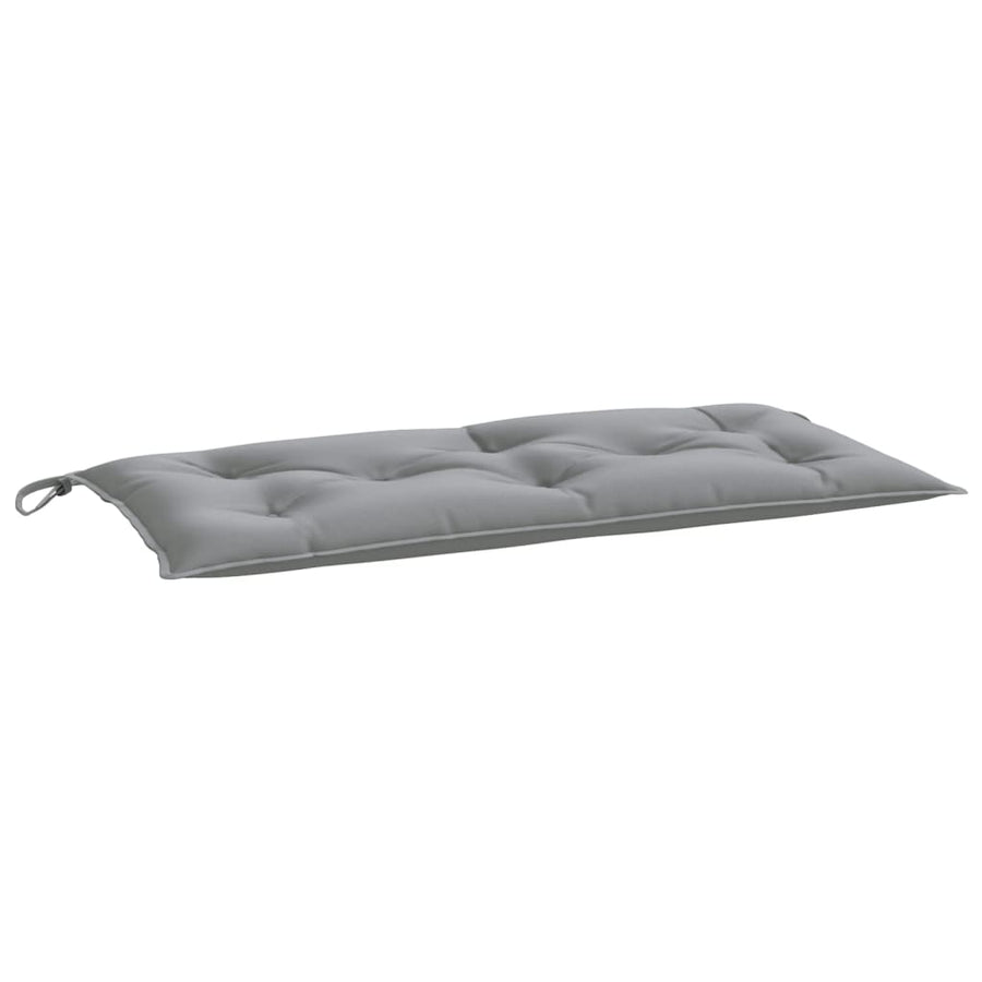 Garden Bench Cushion Grey 100x50x7 Cm Fabric