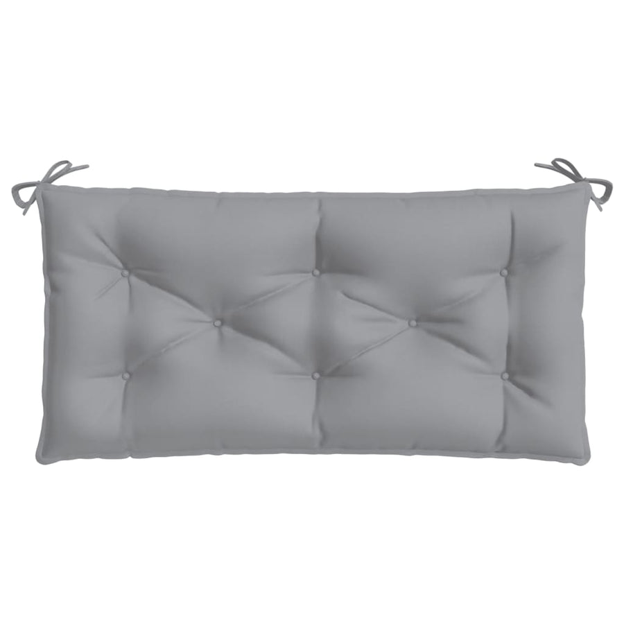 Garden Bench Cushion Grey 100x50x7 Cm Fabric