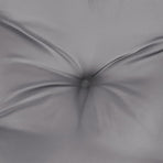 Garden Bench Cushion Grey 100x50x7 Cm Fabric
