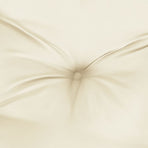 Garden Bench Cushion Cream White 100x50x7 Cm Fabric