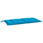 Garden Bench Cushion Light Blue 100x50x7 Cm Fabric