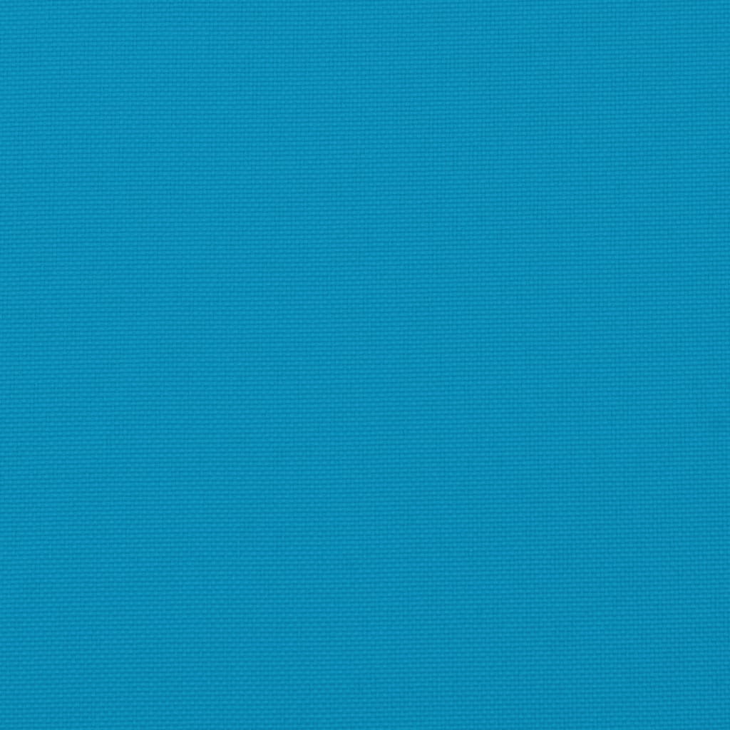 Garden Bench Cushion Light Blue 100x50x7 Cm Fabric