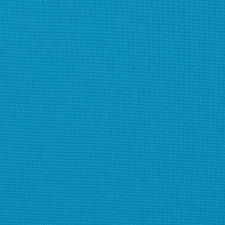 Garden Bench Cushion Light Blue 100x50x7 Cm Fabric