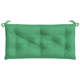 Garden Bench Cushion Green 100x50x7 Cm Fabric
