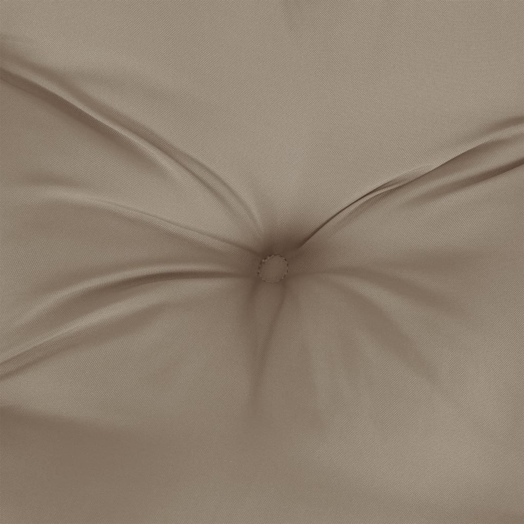 Garden Bench Cushion Taupe 100x50x7 Cm Fabric