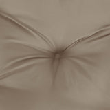 Garden Bench Cushion Taupe 100x50x7 Cm Fabric