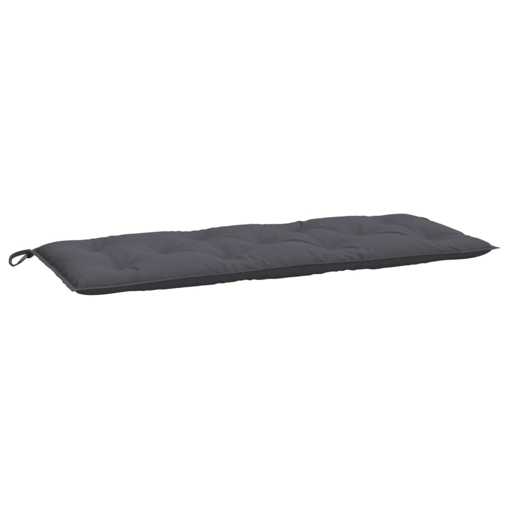 Garden Bench Cushion Anthracite 120x50x7 Cm Fabric