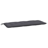 Garden Bench Cushion Anthracite 120x50x7 Cm Fabric