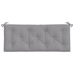 Garden Bench Cushion Grey 120x50x7 Cm Fabric