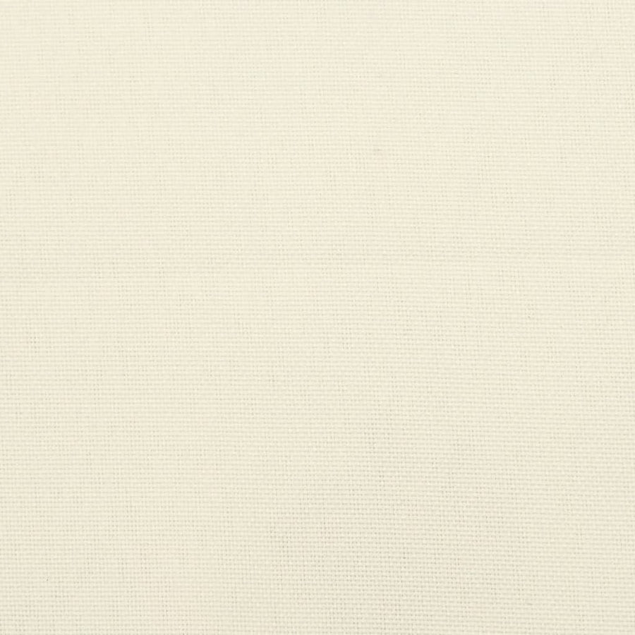 Garden Bench Cushion Cream White 120x50x7 Cm Fabric