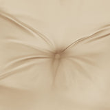 Garden Bench Cushion Beige 120x50x7 Cm Fabric