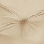 Garden Bench Cushion Beige 120x50x7 Cm Fabric
