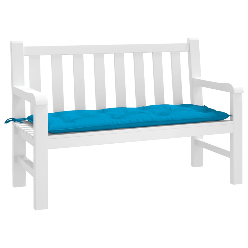 Garden Bench Cushion Light Blue 120x50x7 cm Oxford Fabric