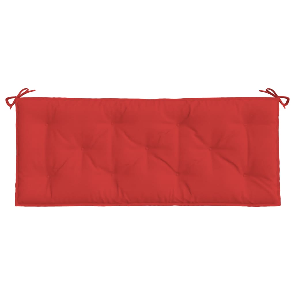 Garden Bench Cushion Red 120x50x7 Cm Fabric