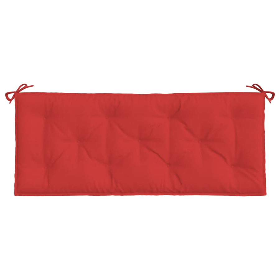 Garden Bench Cushion Red 120x50x7 cm Oxford Fabric