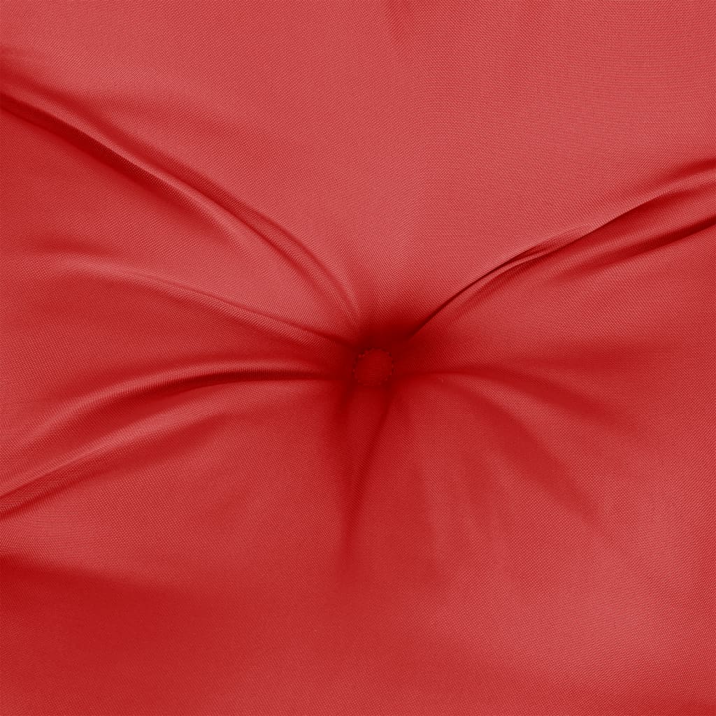 Garden Bench Cushion Red 120x50x7 Cm Fabric