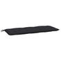 Garden Bench Cushion Black 120x50x7 Cm Fabric