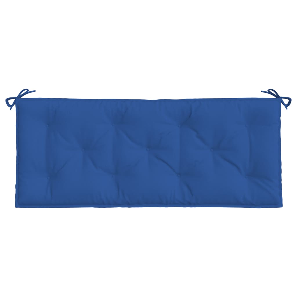 Garden Bench Cushion Blue 120x50x7 Cm Fabric