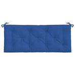 Garden Bench Cushion Blue 120x50x7 Cm Fabric