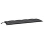 Garden Bench Cushion Anthracite 150x50x7 Cm Fabric