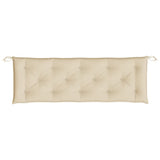 Garden Bench Cushion Beige 150x50x7 Cm Fabric