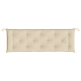 Garden Bench Cushion Beige 150x50x7 cm Oxford Fabric - Top-Down View