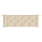 Garden Bench Cushion Beige 150x50x7 cm Oxford Fabric