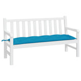 Garden Bench Cushion Light Blue 150x50x7 Cm Fabric
