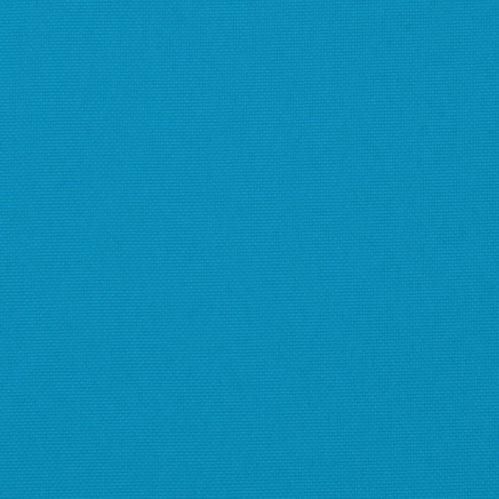 Garden Bench Cushion Light Blue 150x50x7 Cm Fabric