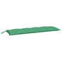 Garden Bench Cushion Green 150x50x7 Cm Fabric