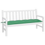 Garden Bench Cushion Green 150x50x7 Cm Fabric